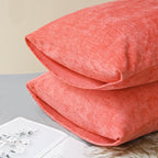 CaliTime Throw Pillow Covers Decorative 20 X 26 Inches Pack of 2 Cozy Chenille - Image 4