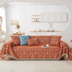 HANDONTIME Boho Aztec Sofa Slipcover by HANDONTIME