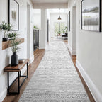 3x18 Washable Kitchen Runner Rug: Modern Moroccan Runners - Image 9