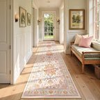 Area Rugs 2'6''x14' Runner Rug Non Slip Washable by RELEANY