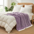 Snuggle Sac Buttery Purple Throw Blanket - Image 7