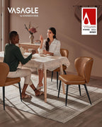 VASAGLE Dining Chairs Set of 2, Upholstered Kitchen Chairs
