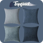 Topfinel Decorative Throw Pillow Covers Dark Blue Navy Series, Summer Corduroy - Image 7