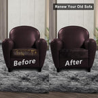 Leather Look Couch Cushion Covers Sofa Seat Slipcovers Sets Couches Furniture - Image 7