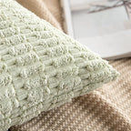 MIULEE Pack of 2 Spring Corduroy Decorative Throw Pillow Covers 18x18 Inch Soft - Image 3