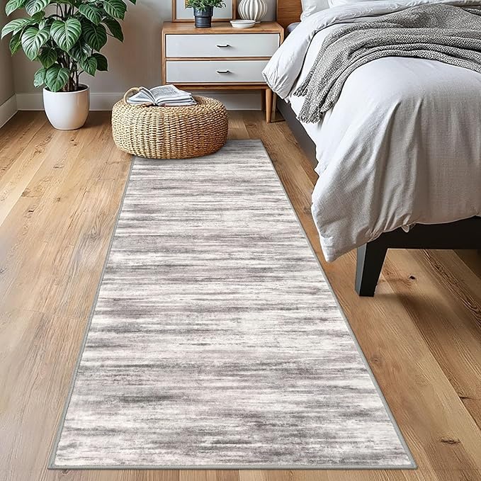 KOZYFLY Modern Abstract Washable Rug Runner 2x7 Hallway Runner Rug Non-Slip - Image 7