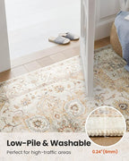 AMADA HOMEFURNISHING 9x12 Area Rugs, Low-Profile Large Washable Area Rug - Image 6