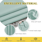 NICETOWN Aqua Blue Blackout Curtains 63 inches Long - Image 4