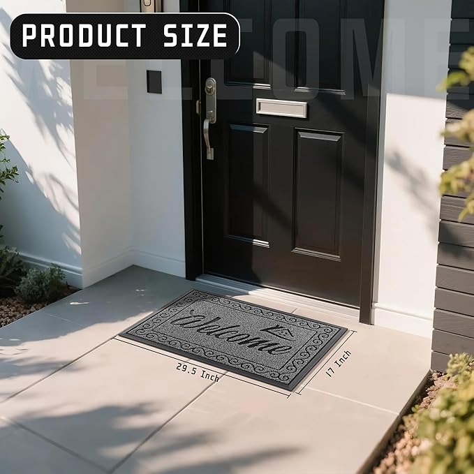 Yimobra Welcome Mat, Heavy Duty Sturdy Door Mats - Image 3
