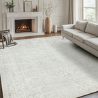Washable Rugs 6x9 Area Rugs for Living Room, Large Carpets, Ultra Soft Faux by Srugn
