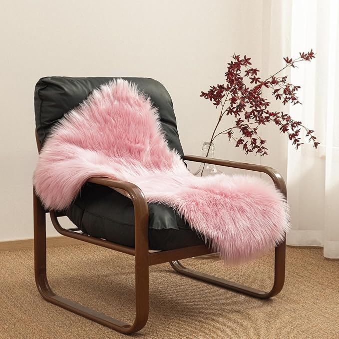 Ashler Faux Fur Area Rug - Image 2