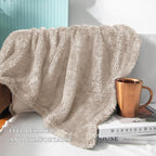Exclusivo Mezcla Plush Fuzzy Fleece Bed Blanket King Size, Super Soft, Fluffy - Image 6