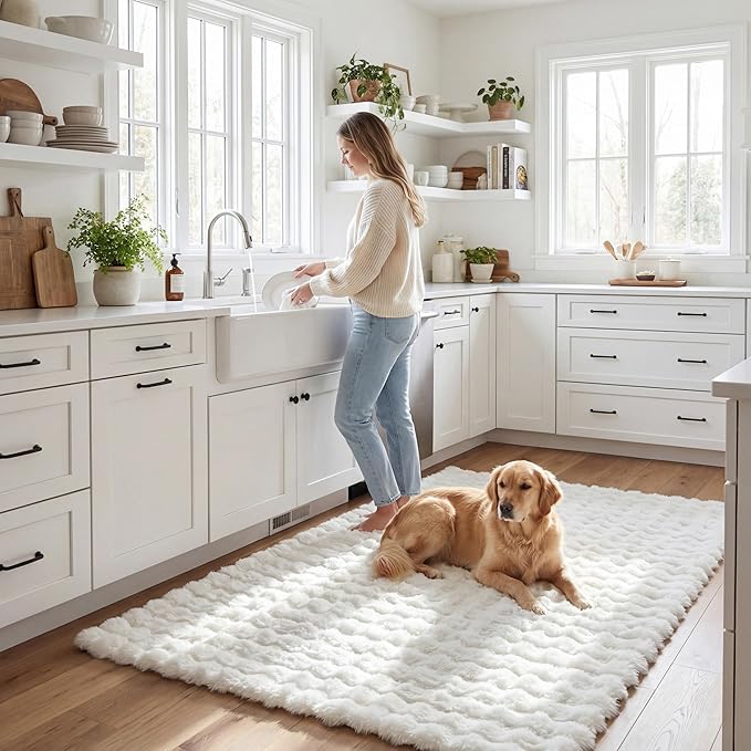nuLOOM 7'6' x 9'6' Cozy Plush Area Rug, Machine Washable, Soft Fluffy Shag - Image 9