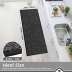BEQHAUSE Kitchen Runner Rugs 24"x60", Non-Slip Kitchen Mats - Image 2