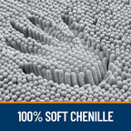 OLANLY Bathroom Rugs 30x20, Extra Soft Absorbent Chenille Bath Rugs