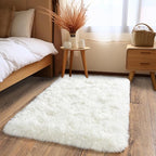 Pionblank Fluffy Small Rug for Bedroom 2x3 Feet, Shag Soft Area Rug, Modern - Image 3