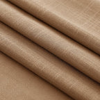 Brown Curtains for Living Room Back Tab Modern Farmhouse Semi Sheer Curtains - Image 5