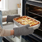 Casserole Dishes for Oven, Baking Dish Set of 3, 12.9"/10.8"/8.4"