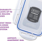 LOCK & LOCK Easy Essentials Food Storage Container Set, 4-Piece -Clear