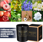 MTLEE 24 Pcs Scented Soy Candles Jar Gift, Classic Style, Fresh Scent