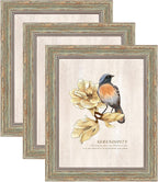 3 Pack 5x7 Picture Frames,Farmhouse Rustic Vintage Photo Frame(Multicolor)