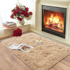 Pionblank Fluffy Small Rug for Bedroom 2x3 Feet, Shag Soft Area Rug, Modern - Image 3