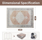 Washable Rugs 8x10 Area Rugs for Living Room, Dining Room- Soft Low Pile - Image 2
