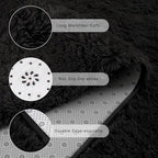Chicrug Soft Area Rugs for Bedroom Living Room Plush Fluffy Rug 6x9 Feet - Image 6