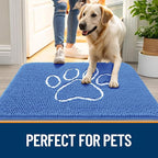 OLANLY Dog Door Mat for Muddy Paws 30x20, Paw Print Design, Absorbs Moisture - Image 6