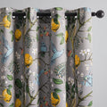 Topfinel Grey Curtains, Aesthetic Unique Rustic Thermal Insulated Noise by Topfinel