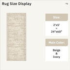 Runner Rug 2x5 Washable Non-Slip Kitchen Runner Rugs - Image 5