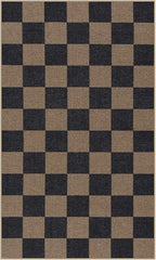 Lahome Colette Checkered Easy Jute 3x5 Rug, Washable Rugs - Image 7