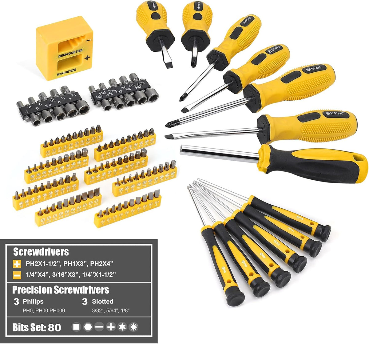 TOPLINE 390-Piece Home Tool Kits, 14-Inch Tool Bag with Tools Included
