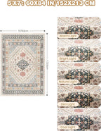 Area Rugs 5x7, Ultra-Thin Washable Rugs - Image 2