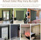 ChrisDowa Birch Blackout Curtains 45 Inches Long 2 Panels for Bedroom