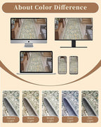 Madane Runner Rug 2x8, Washable Hallway Runner Rugs, Non-Slip Low-Pile Soft - Image 9