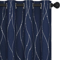 Deconovo Short Window Curtains, Thermal Insulated Soundproof Drapes by Deconovo