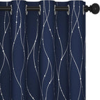 Deconovo Short Window Curtains, Thermal Insulated Soundproof Drapes by Deconovo