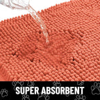 Smiry Dog Door Mat for Muddy Paws, Absorbent Dirt Trapper Non Slip Quick Dry - Image 5