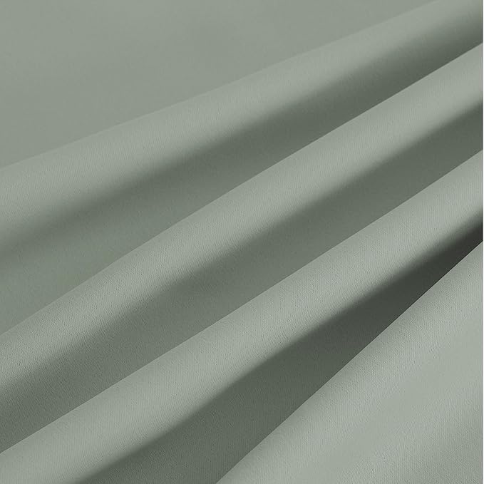 NICETOWN Sage Green Sound Blocking Drapes - Image 9