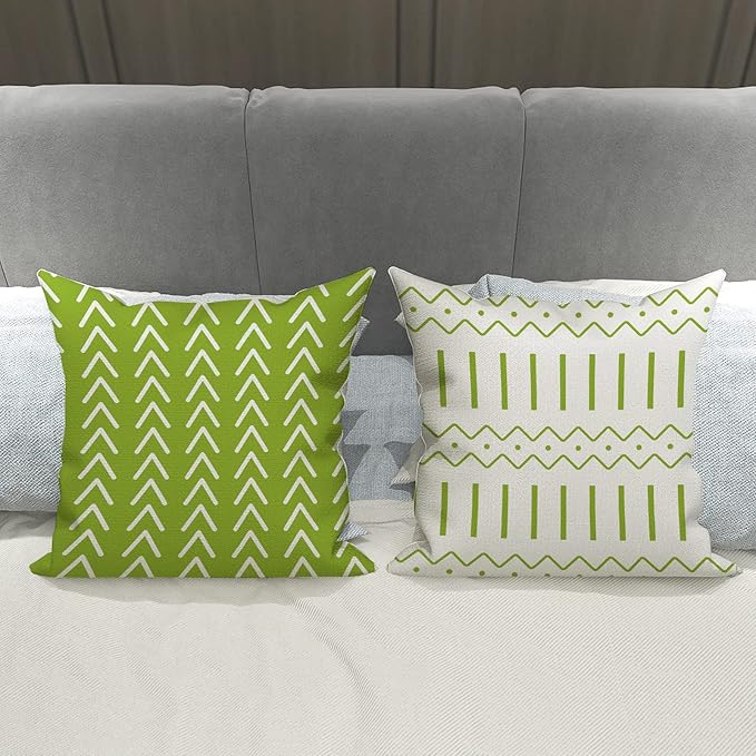 YCOLL Pillow Covers 20x20 Set of 4, Modern Sofa Throw Pillow Cover, Decorative - Image 4