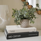 Aesthetic Decorative Books Set of 2 - Stylish Boxes for Coffee Table Decor