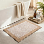 36x24 Large Bathroom Rugs Washable Non Slip, Soft Absorbent Quick Dry Mats - Image 3