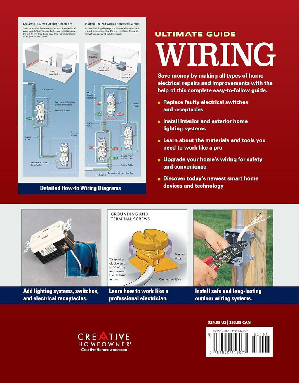 Ultimate Guide Wiring, Updated 10th Edition: Meets Current National Electrical Code Standards (Creative Homeowner) DIY Residential Electrical Installations and Repairs - Diagrams and Step-by-Step