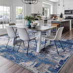 Washable Area Rugs 6'x9' Non-Slip Modern Abstract Soft - Image 2