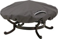 Classic Accessories Ravenna Water-Resistant 44 Inch Round Fire Pit Cover, Outdoor Firepit Cover