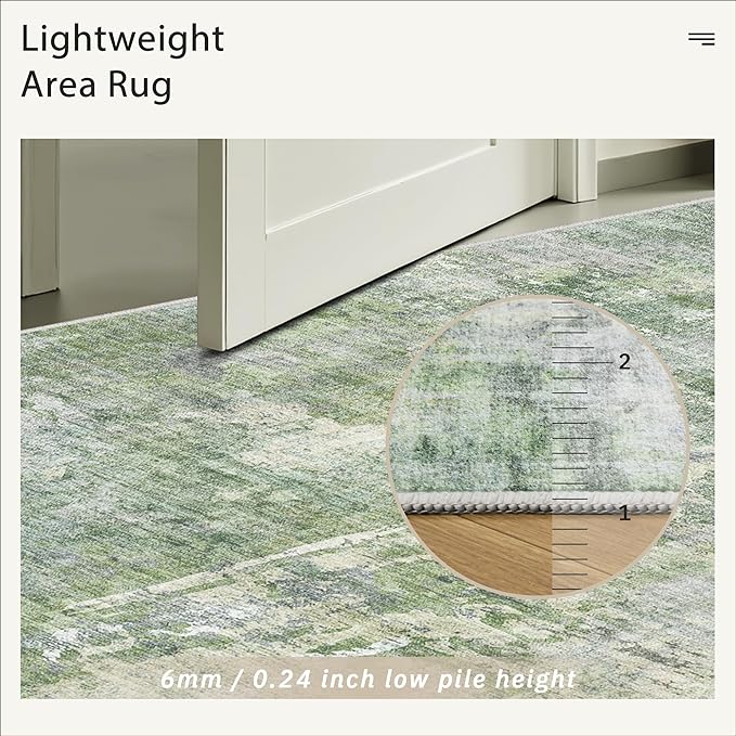 Runner Rug 2x5 Washable Non-Slip Kitchen Runner Rugs - Image 7
