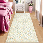 Runner Rug for Entryway: 2.6x8 Kitchen Rugs Non Slip Washable Ultra-Thin Soft - Image 2