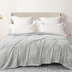 Exclusivo Mezcla Plush Fuzzy Fleece Bed Blanket Queen Size, Super Soft by ExclusivoMezcla