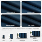 Joydeco Blackout Patio Sliding Door Curtains 96 Inches Long, Grommet Privacy - Image 8